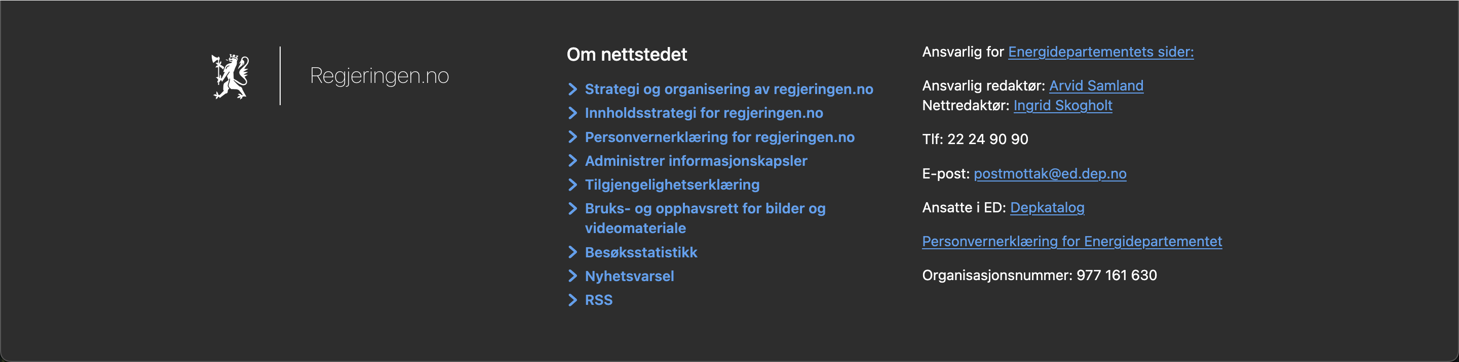 Desktop Footer